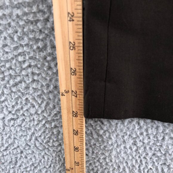 LOFT Pants Womens 14 Petite Ann Brown Wool Blend Lined Wide Leg Office Career - Picture 10 of 12